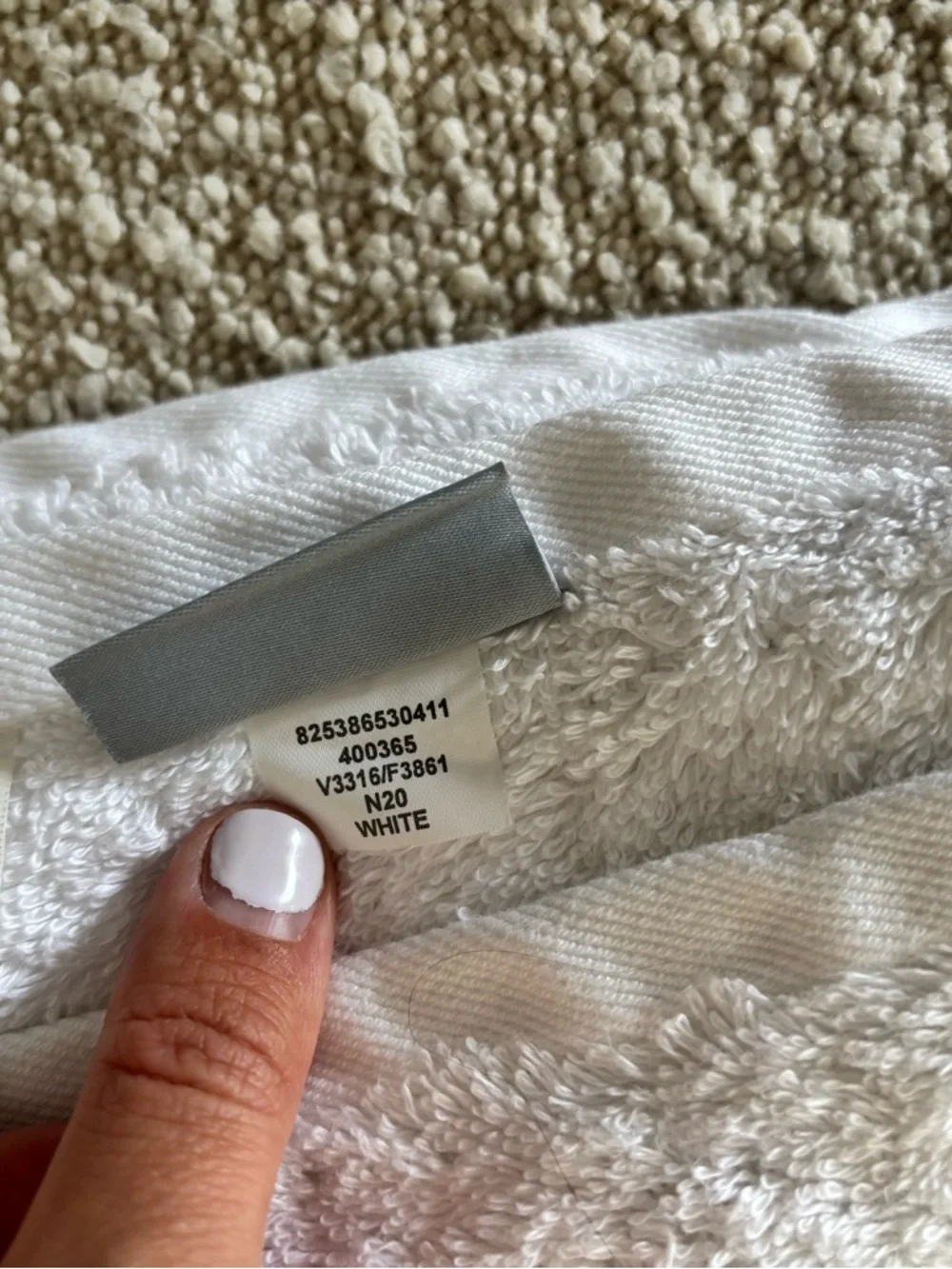 Lands End | Plush White Bath Towel Set | 100% Cotton Turkish